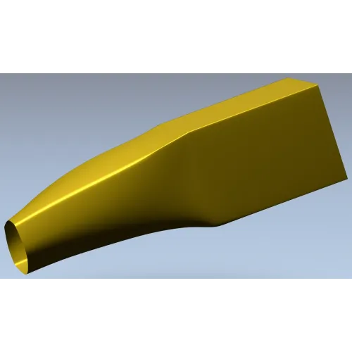 Diamond-Eye Tapered Baluster STL for CNC