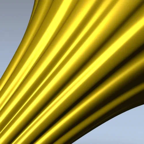 Classic Fluted Baluster STL - CNC Ready 3D Model