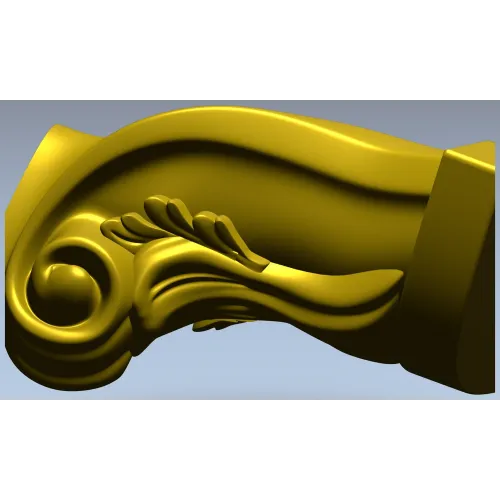 Декоративная ножка "Лира" - 3D модель STL для ЧПУ