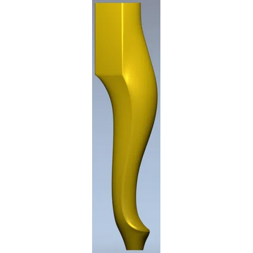 Балясина-ножка Кабриоль - 3D модель STL для ЧПУ