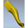 Балясина-ножка Кабриоль - 3D модель STL для ЧПУ