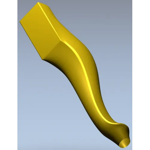 Балясина-ножка Кабриоль - 3D модель STL для ЧПУ