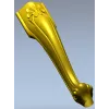 Резная мебельная ножка в классическом стиле - STL для ЧПУ