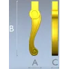 Классическая декоративная ножка STL для ЧПУ