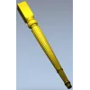 Tapered Fluted Baluster - STL 3D Model for CNC