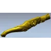 Carved Floral Baluster STL