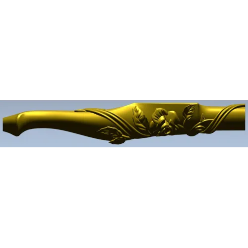 Carved Floral Baluster STL