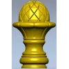 Pinecone Fleur Finial - STL 3D model for CNC carving