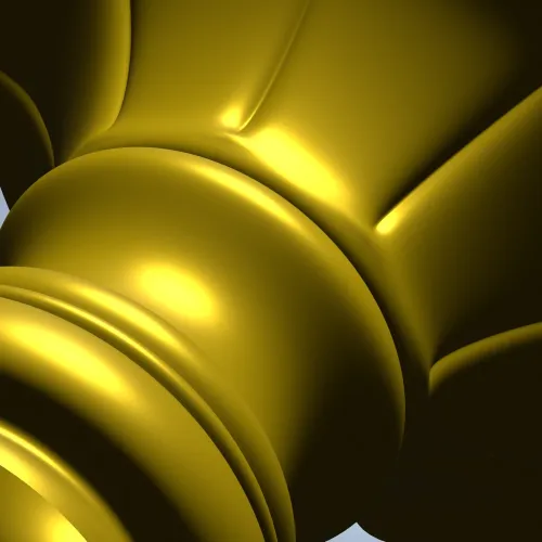 Pinecone Fleur Finial - STL 3D model for CNC carving