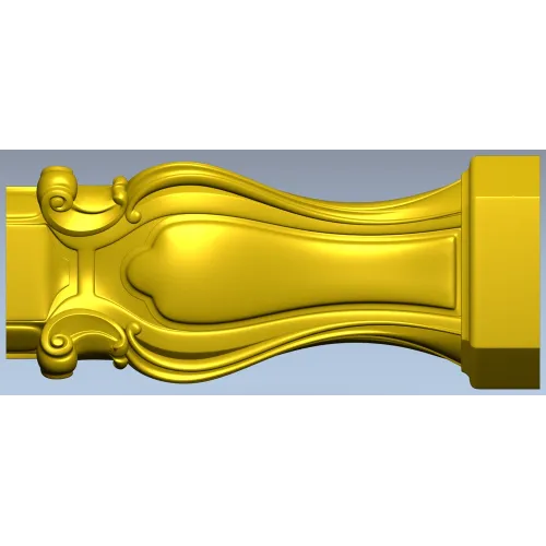 Балясина Лира - декоративная 3D модель STL для ЧПУ