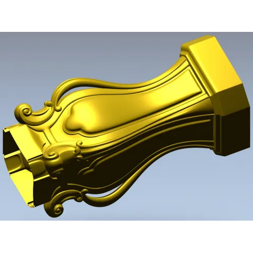 Балясина Лира - декоративная 3D модель STL для ЧПУ