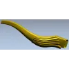 Декоративная мебельная ножка в классическом стиле - STL модель для ЧПУ
