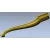 Carved Cabriole Furniture Leg STL for CNC