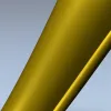 Elegant cabriole furniture leg - STL 3D model for CNC carving