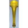Elegant cabriole furniture leg - STL 3D model for CNC carving