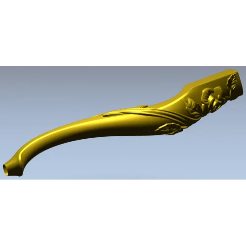 Roseline Curved Leg - STL 3D Model for CNC