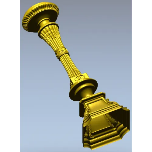 Классическая балясина STL для ЧПУ - детализированная 3D модель