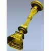 Классическая балясина STL для ЧПУ - детализированная 3D модель