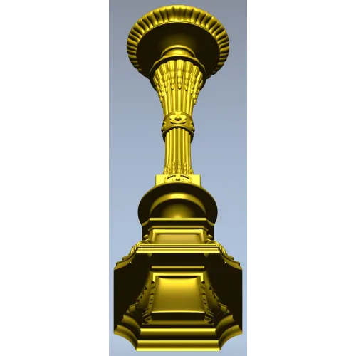 Классическая балясина STL для ЧПУ - детализированная 3D модель