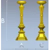 Классическая балясина STL для ЧПУ - детализированная 3D модель