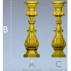 Балясина "Флорентийская капля" - 3D модель STL для ЧПУ