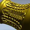 Балясина классическая с растительным орнаментом - STL для ЧПУ