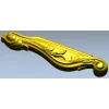 Декоративная накладка "Вензель Листовой" - 3D модель STL для ЧПУ