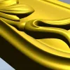 Декоративная накладка "Вензель Листовой" - 3D модель STL для ЧПУ