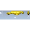 Декоративная накладка "Вензель Листовой" - 3D модель STL для ЧПУ