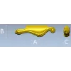 Рокайльная мебельная ножка - 3D модель в формате STL для ЧПУ