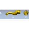 Мебельная ножка "Лира" - 3D модель STL для ЧПУ