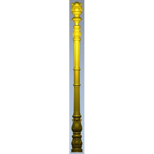 Regal Acanthus Baluster STL 3D model for CNC milling