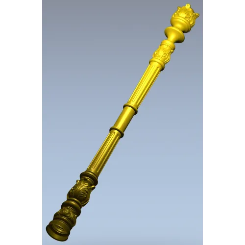 Regal Acanthus Baluster STL 3D model for CNC milling