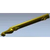 STl модель резной балясины с завитком для ЧПУ - 3D модель stl