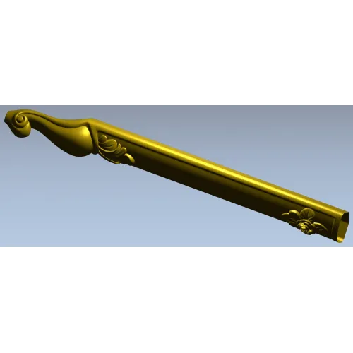STl модель резной балясины с завитком для ЧПУ - 3D модель stl