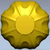 Навершие "Цветок-луковица" - 3D модель STL для ЧПУ