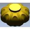 Навершие "Цветок-луковица" - 3D модель STL для ЧПУ