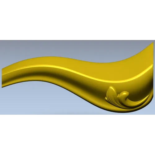 Балясина с акантовым мотивом - 3D модель STL для ЧПУ