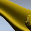 Балясина с акантовым мотивом - 3D модель STL для ЧПУ