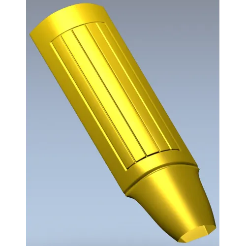 Fluted baluster STL 3D model for CNC milling