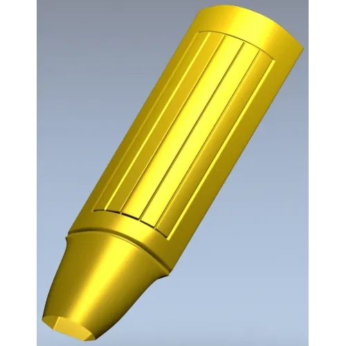 Fluted baluster STL 3D model for CNC milling