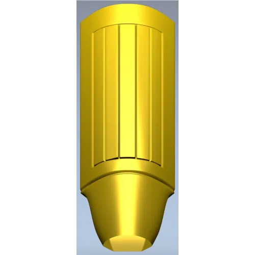 Fluted baluster STL 3D model for CNC milling