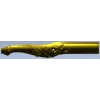 Floral Serpentine Baluster - STL 3D model for CNC wood carving