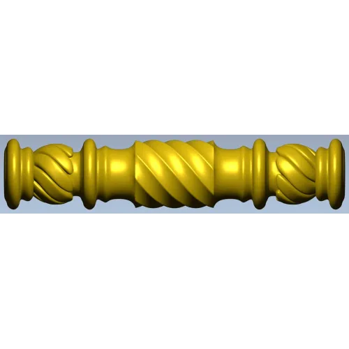 Витая балясина - 3D модель STL для ЧПУ