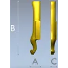 Балясина с волютой - 3D модель STL для ЧПУ