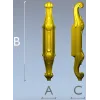 Балясина в барочном стиле - 3D модель STL для ЧПУ
