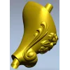 Декоративная ножка в классическом стиле - stl модель для ЧПУ