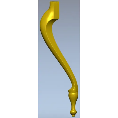 Кабриольная ножка "Элегия" - 3D модель STL для ЧПУ