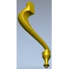 Кабриольная ножка "Элегия" - 3D модель STL для ЧПУ