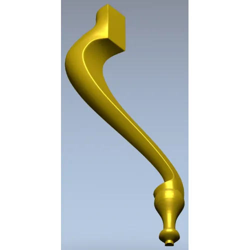 Кабриольная ножка "Элегия" - 3D модель STL для ЧПУ